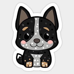 Kawaii Australian Cattle Dog Sticker